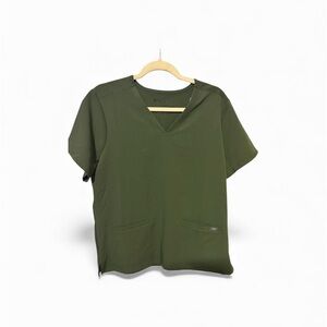 Figs Green Short Sleeve Women's Tee